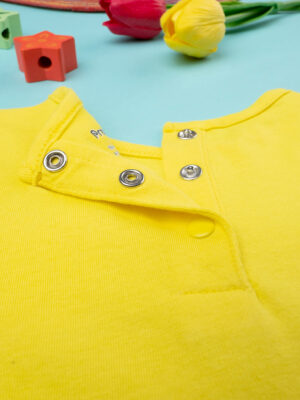 Camiseta amarilla de manga corta para bebé niña - Prénatal