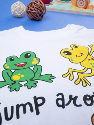 Camiseta infantil de media manga "frogs - Prénatal