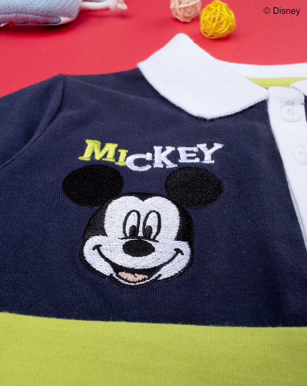 Polo de manga larga disney mickey mouse para bebé - Prénatal