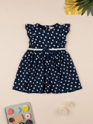Vestido de punto estampado azul bebé - Prénatal
