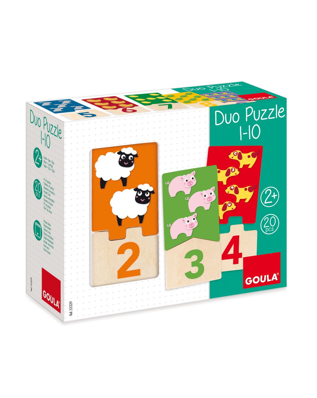 Puzzle duo 1-10 - goula - Goula