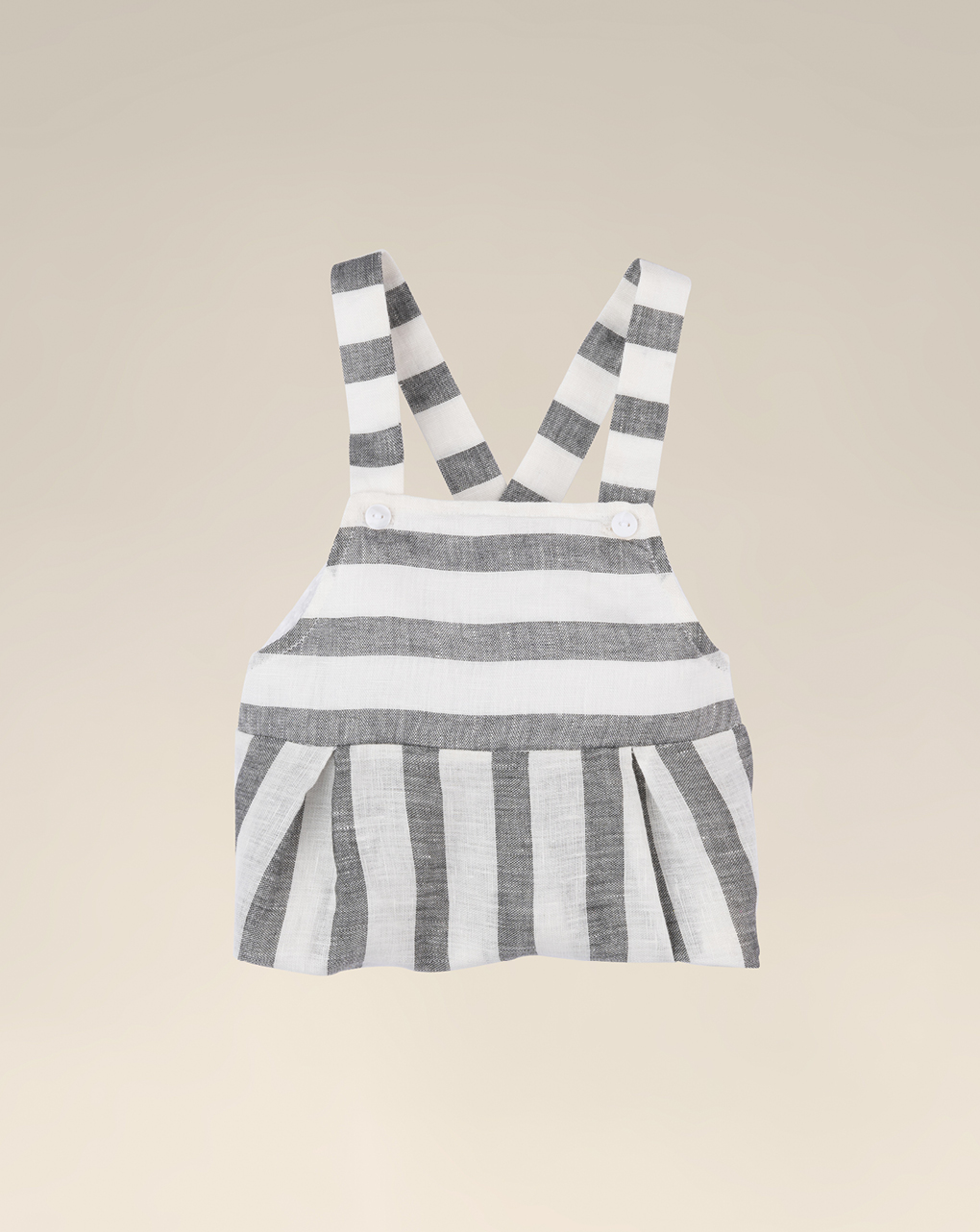 Conjunto para bebé de camiseta y peto a rayas - Prénatal
