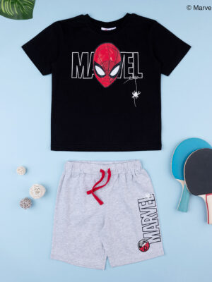 Conjunto de 2 piezas para niño de camiseta y pantalón corto spiderman - Prénatal