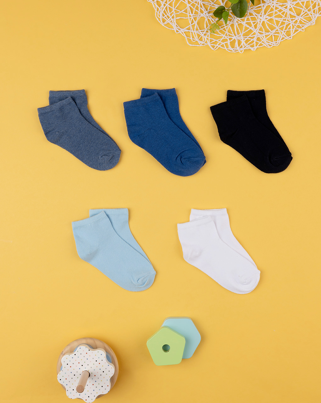 Paquete de 5 pares de calcetines para niños - Prénatal