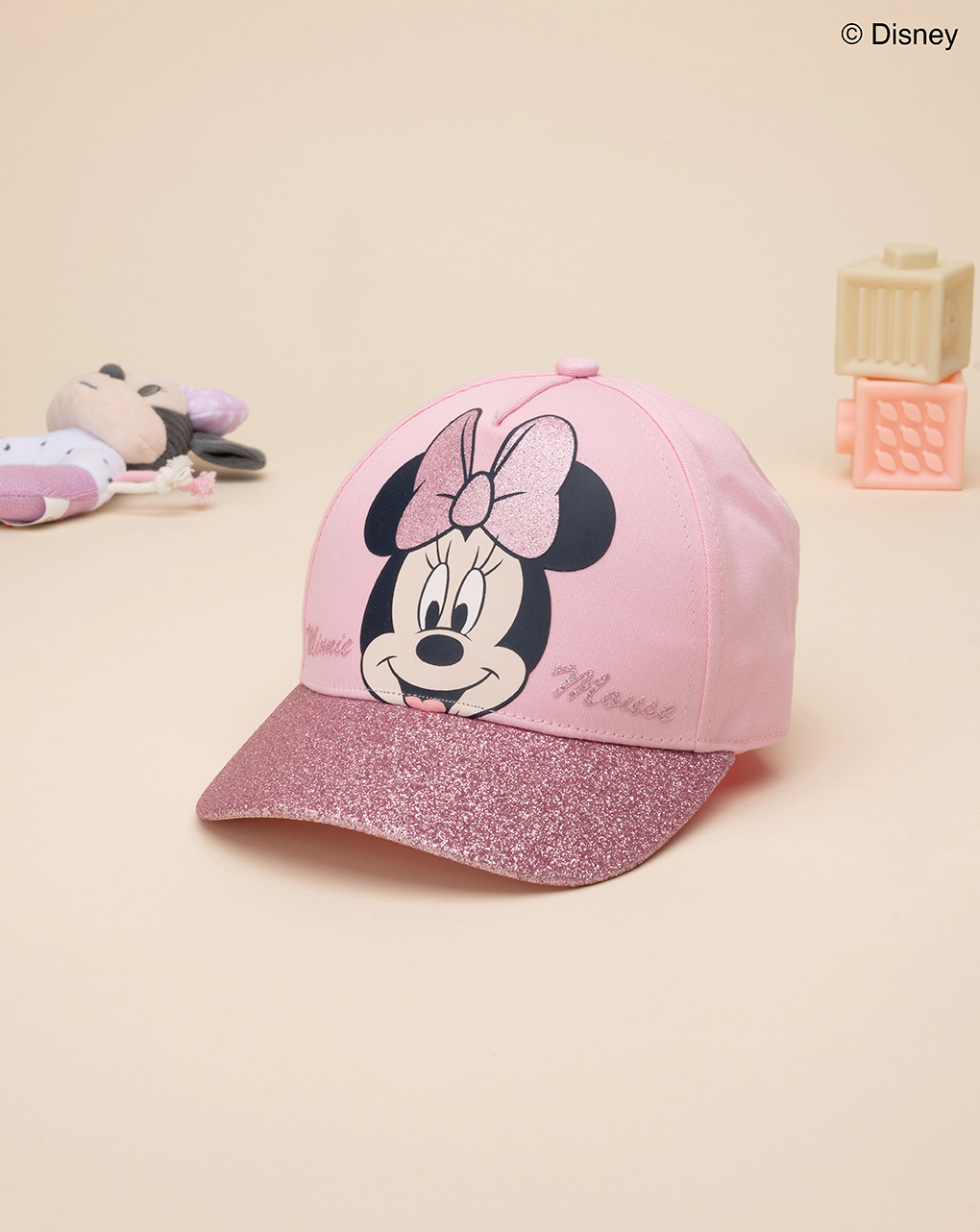 Disney minnie niña rosa y brillo gorra de béisbol - Prénatal