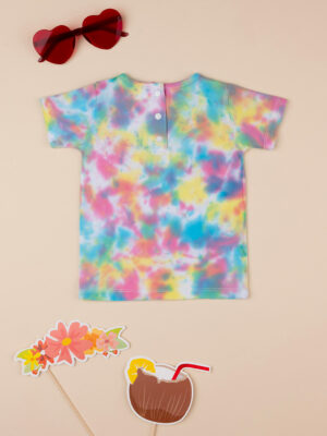 Camiseta bambina tie-dye multicolor - Prénatal