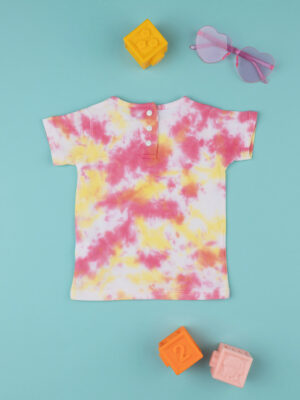 Camiseta de manga corta tie-dye para niña - Prénatal
