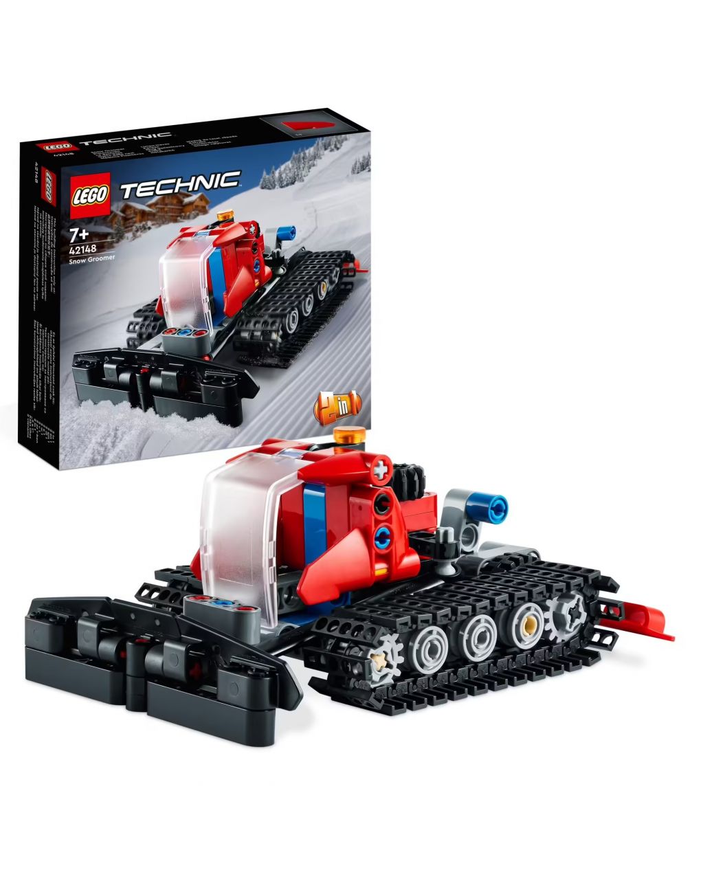 Vehículo de construcción 2en1 moto de nieve y quitanieves - lego technic - LEGO