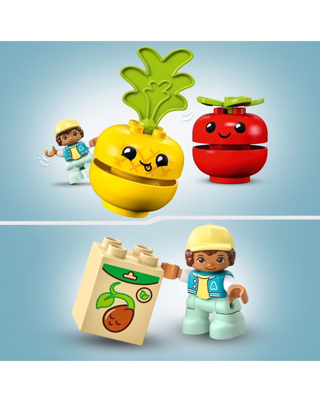El tractor de fruta y verdura - lego duplo - DUPLO