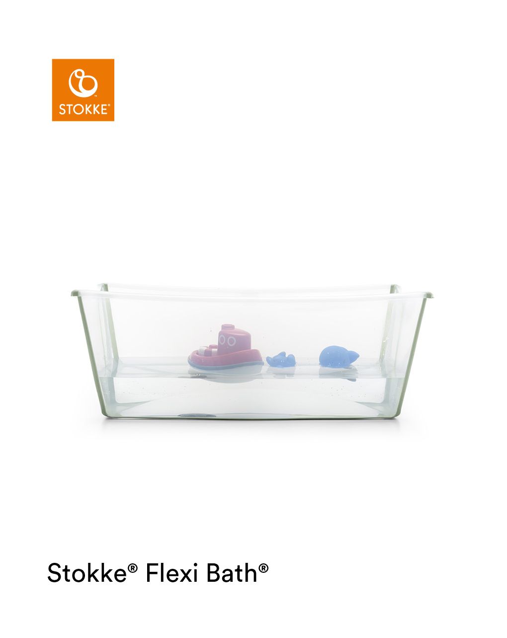 Flexi bath® transparent green - stokke - Stokke