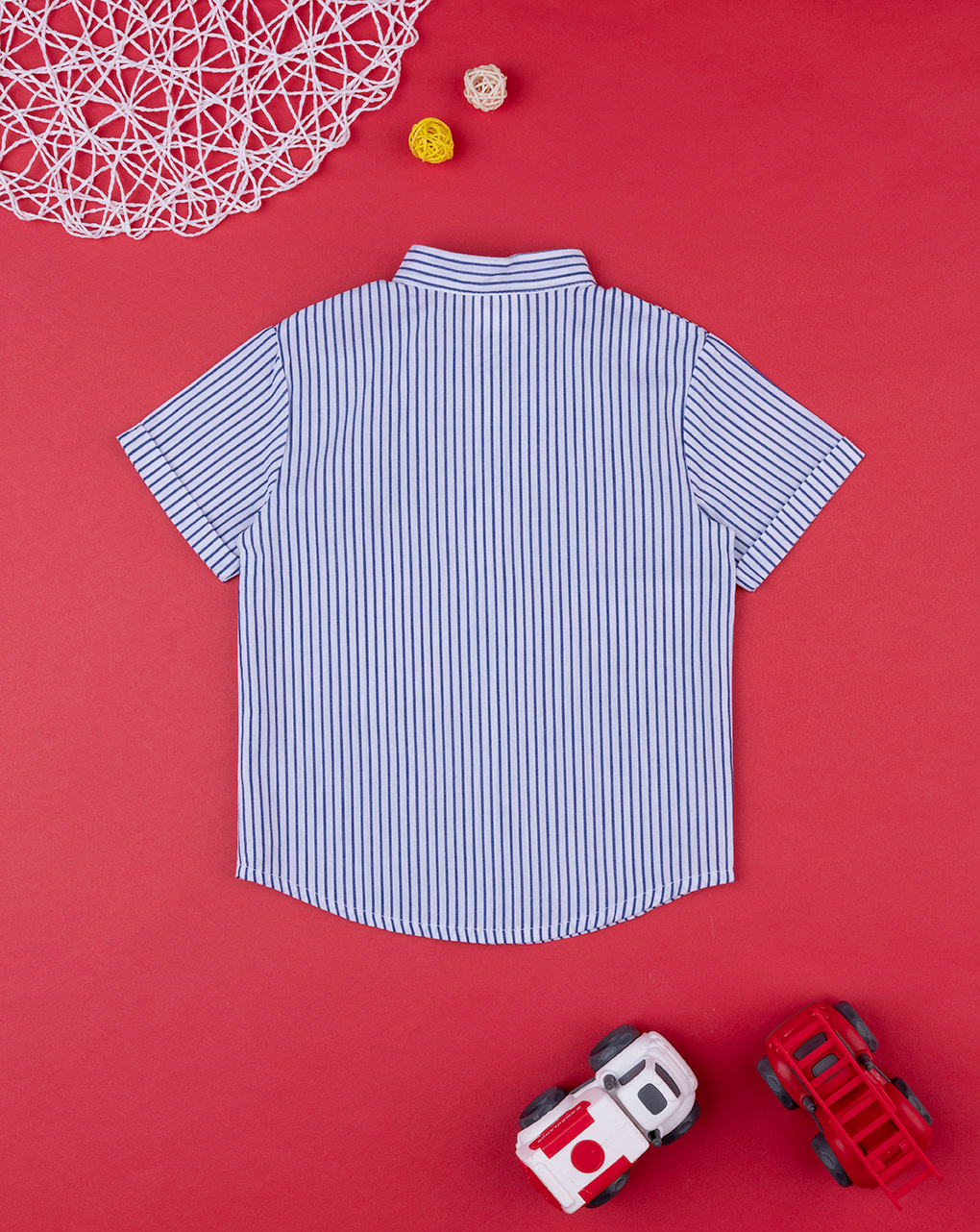Elegante camisa de rayas de media manga para niño - Prénatal