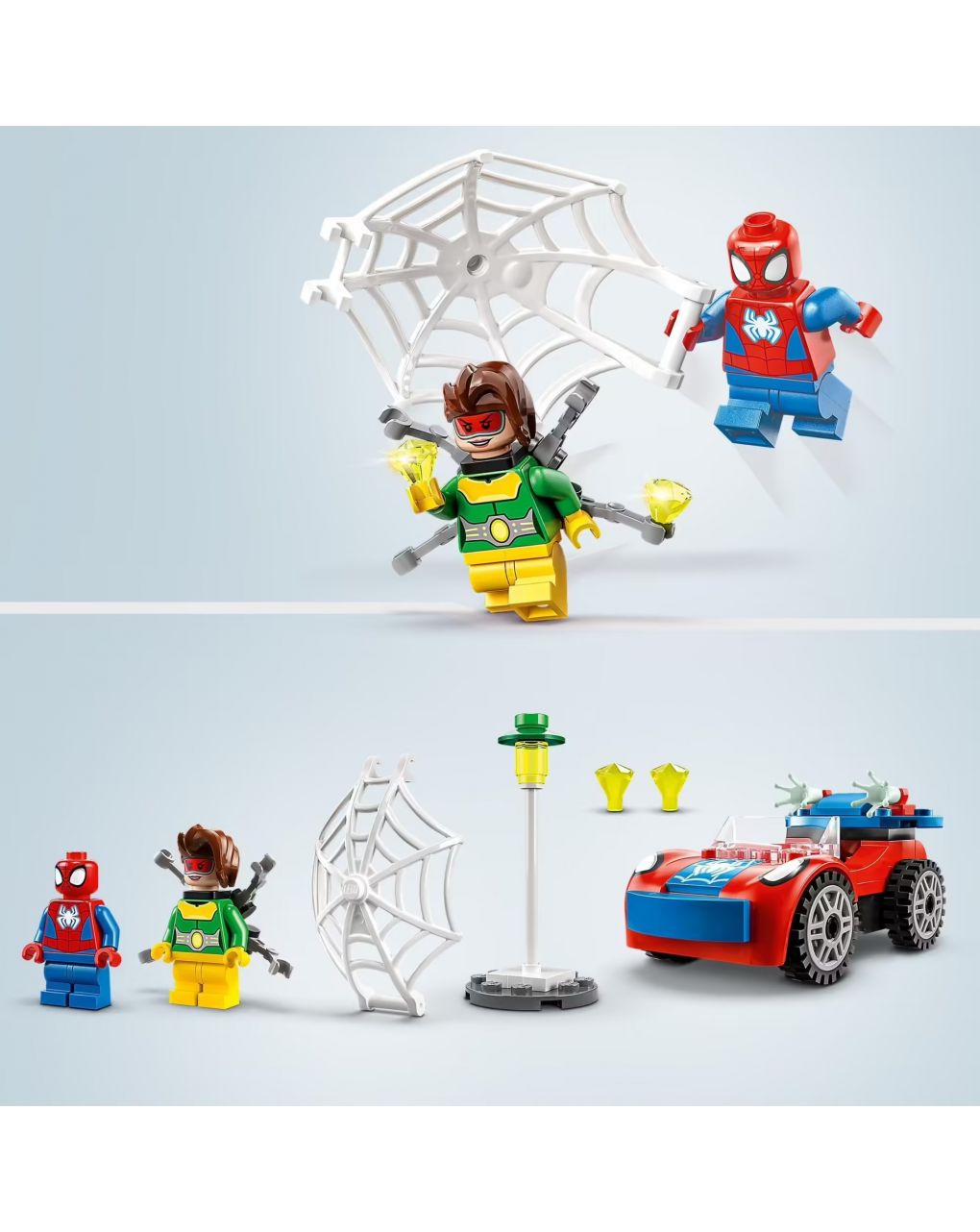 Coche de spiderman y doc ock - spidey y sus amigos fantásticos - lego marvel - SPIDEY