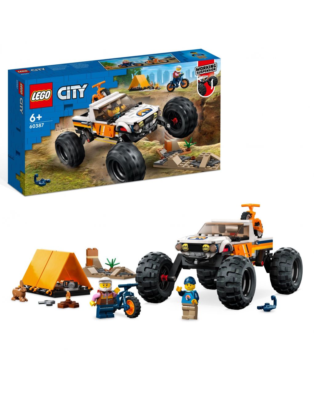 Set aventuras todoterreno 4x4 - lego city - LEGO