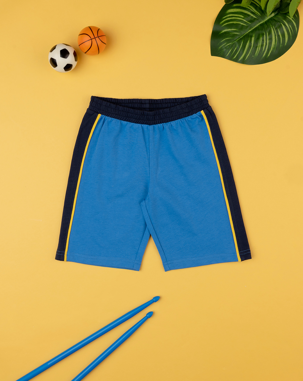 Pantalones cortos bambino french terry azzurro - Prénatal