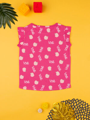 Camiseta de tirantes con estampado de frutas fucsia - Prénatal