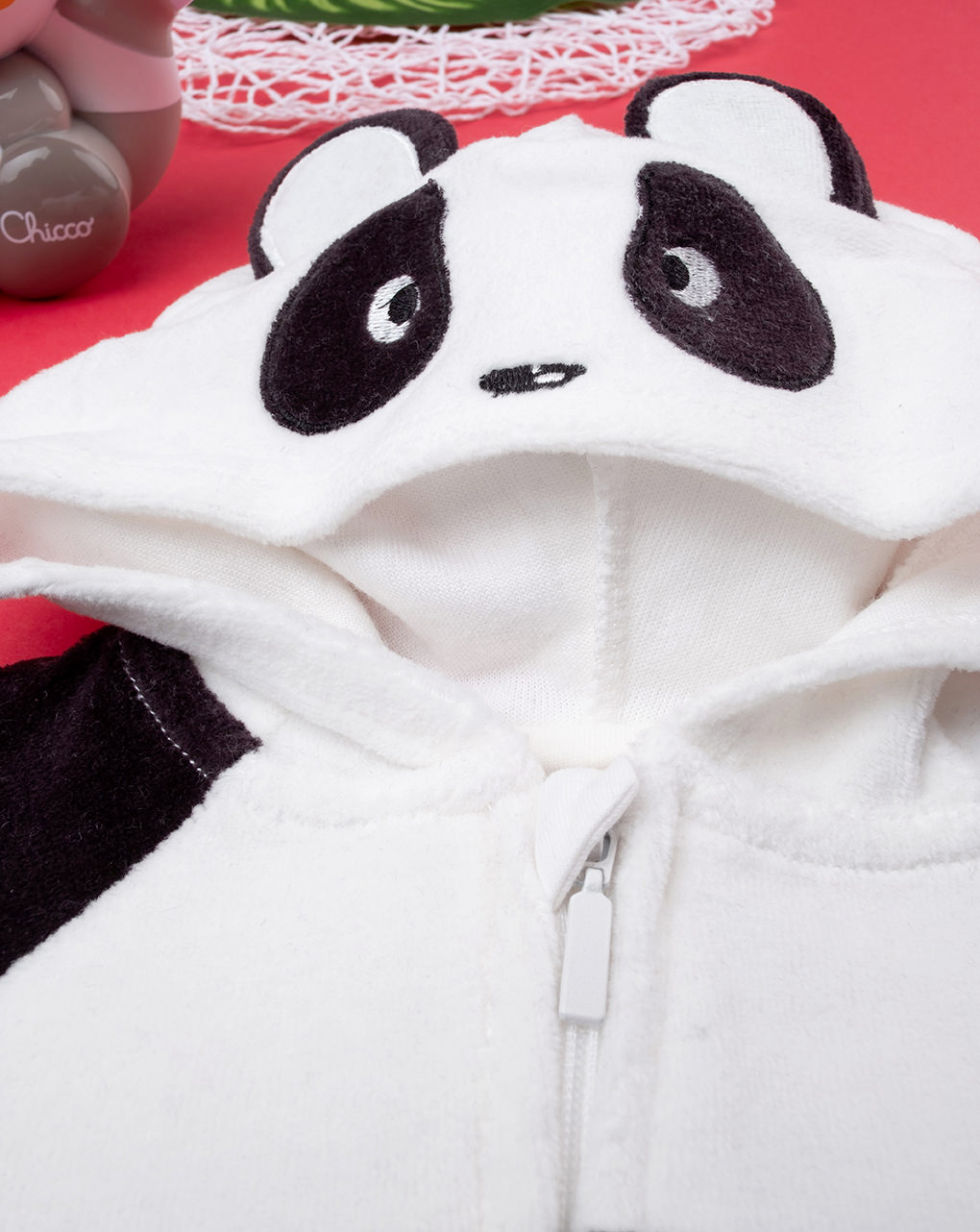 Pelele panda de chenilla para bebé - Prénatal