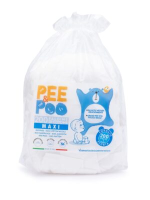 Pack 200 toallitas algodón 100% - pee&poo - The Pee & The Poo