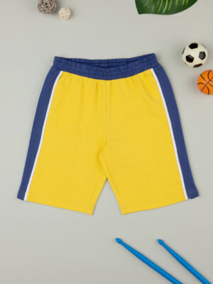 Pantalón corto deportivo bicolor de niño - Prénatal