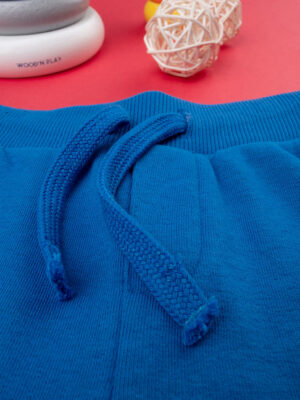 Pantalón de felpa azul bebé - Prénatal