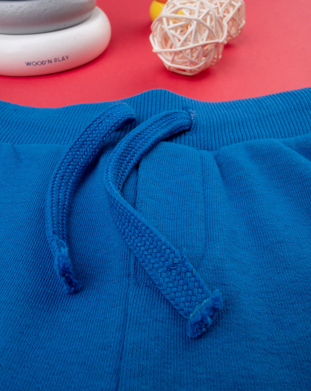 Pantalón de felpa azul bebé - Prénatal