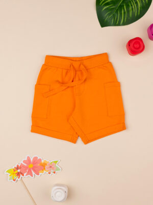 Pantalones cortos niño naranja - Prénatal