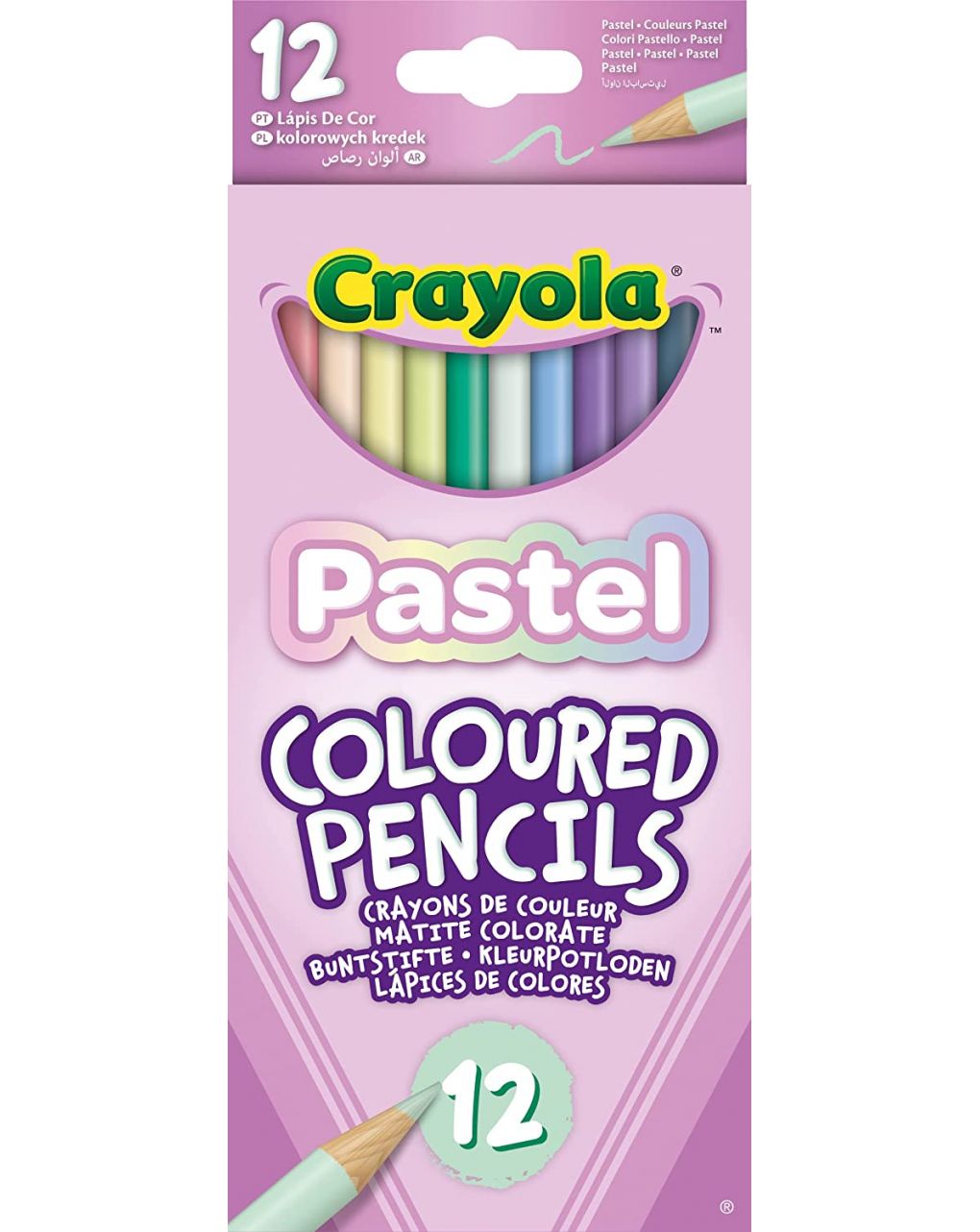 Set 12 lápices pastel - crayola - Crayola