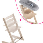 Stokke® Tripp trapp blanqueado + newborn set a un precio especial