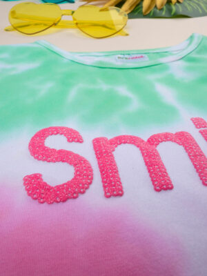 Camiseta niña tie-dye "smile" (sonrisa) - Prénatal