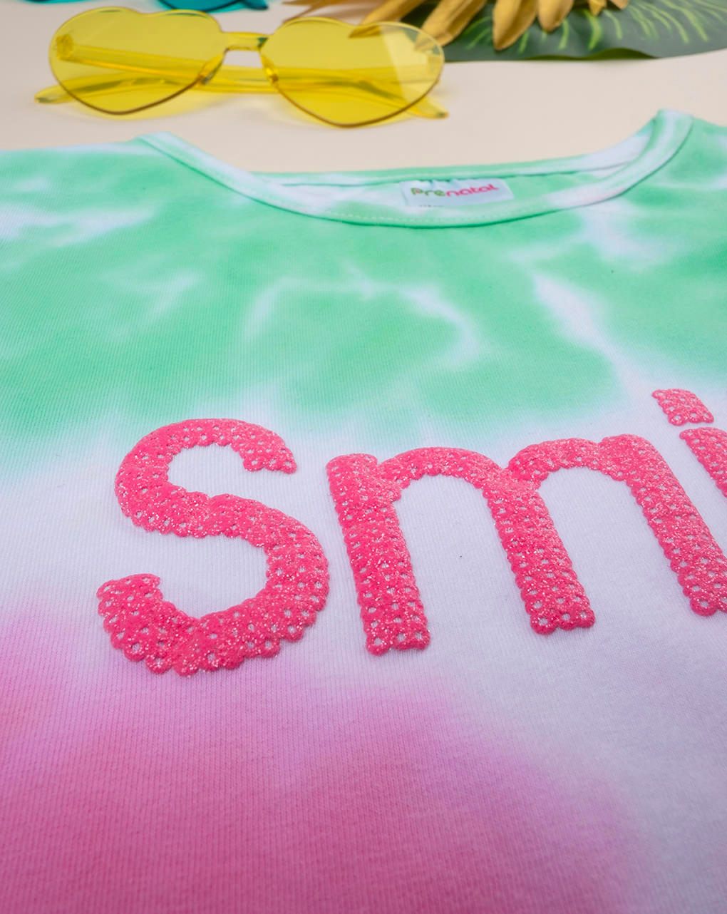 Camiseta niña tie-dye "smile" (sonrisa) - Prénatal