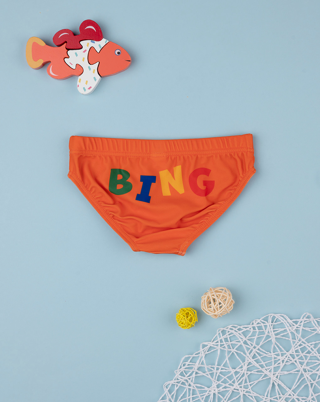 Bañador slip niño bing arancio - Prénatal