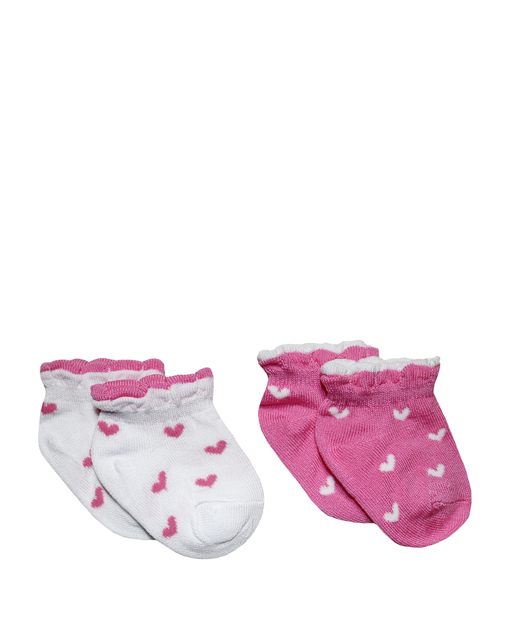 Pack 2 pares de calcetines con estampado de corazones - Prénatal