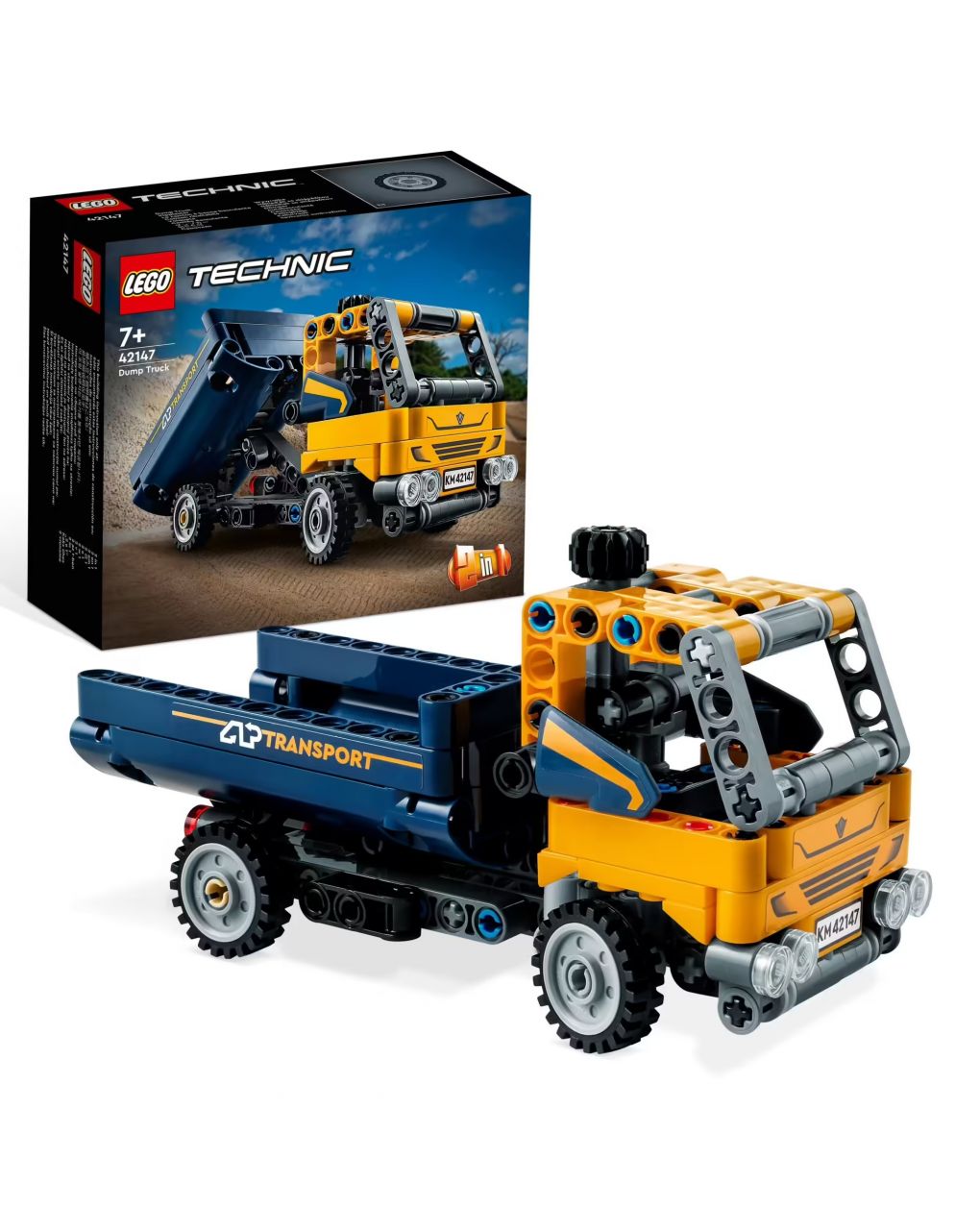 Vehículo de construcción 2en1 volquete y excavadora - lego technic - LEGO