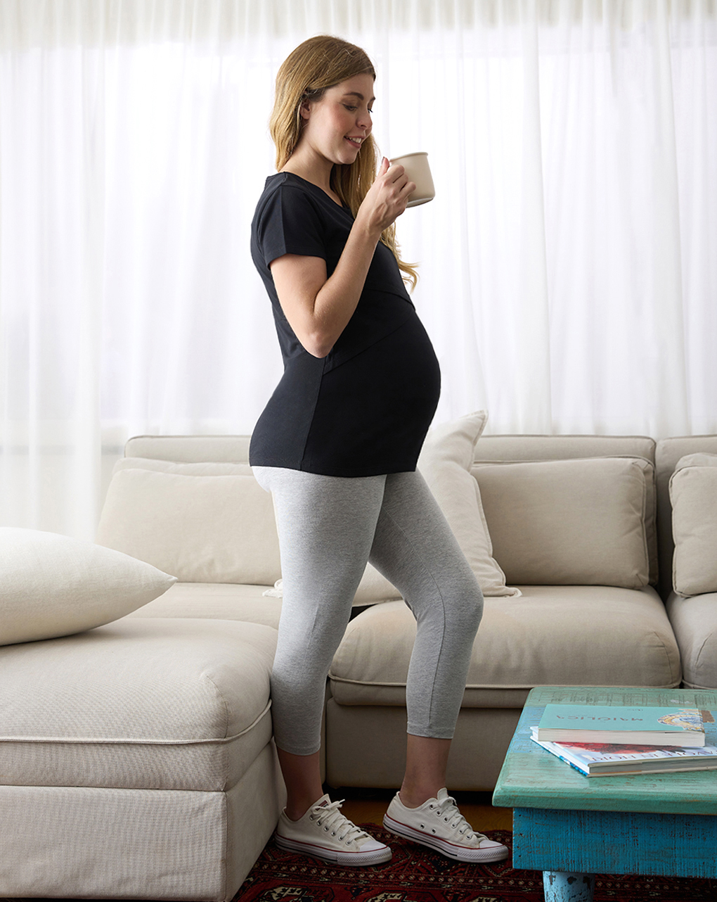 Leggings de maternidad con cintura alta - Prénatal