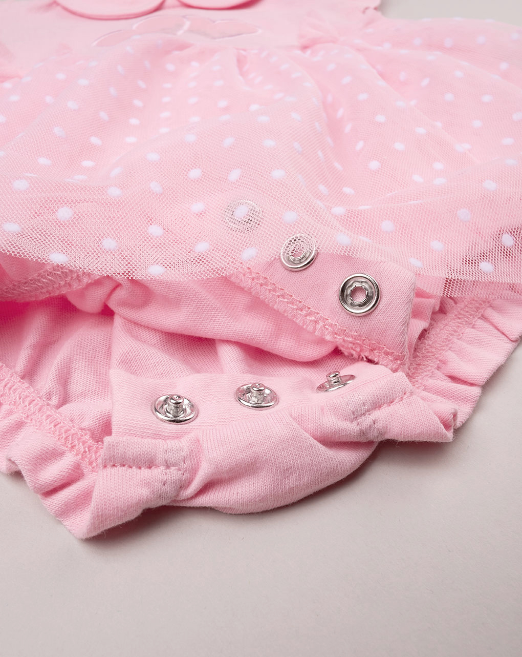 Pelele de bebé recién nacido rosa con tul - Prénatal