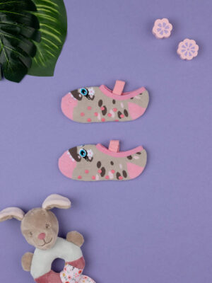 Zapatillas de ballet antideslizantes hippopotamus niña - Prénatal