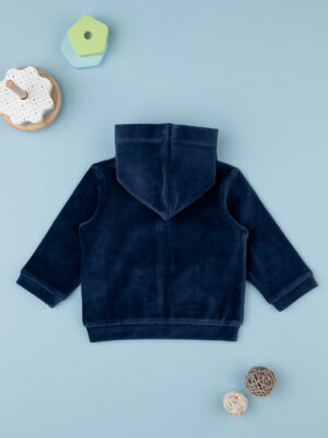 Sudadera con capucha para niños azul - Prénatal