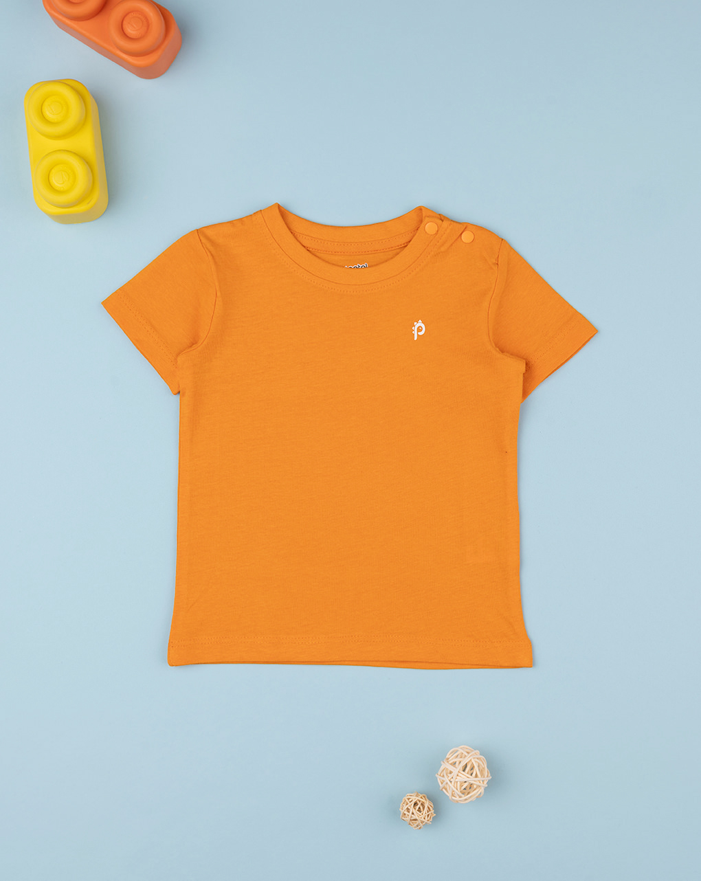 Maillot naranja de media manga para niño - Prénatal