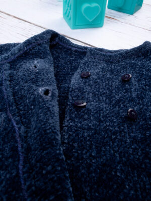 Pelele tricot azul bebé - Prénatal