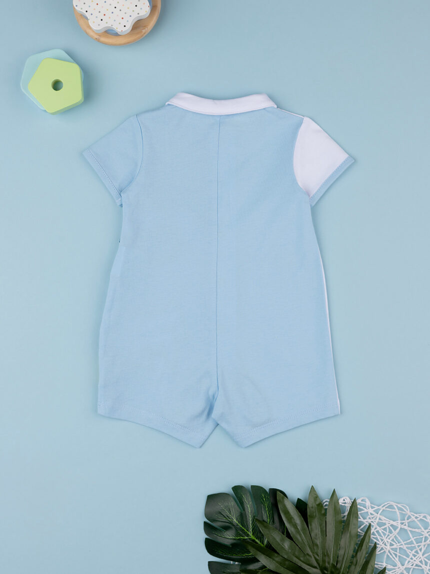 Pijama de una pieza de verano hipopótamo bebé - Prénatal