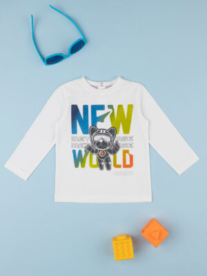 Camiseta niño estampada "nuevo mundo" - Prénatal