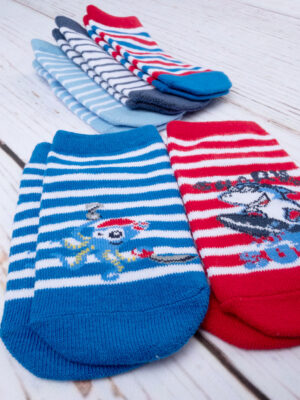 Pack 5 calcetines a rayas para bebé - Prénatal