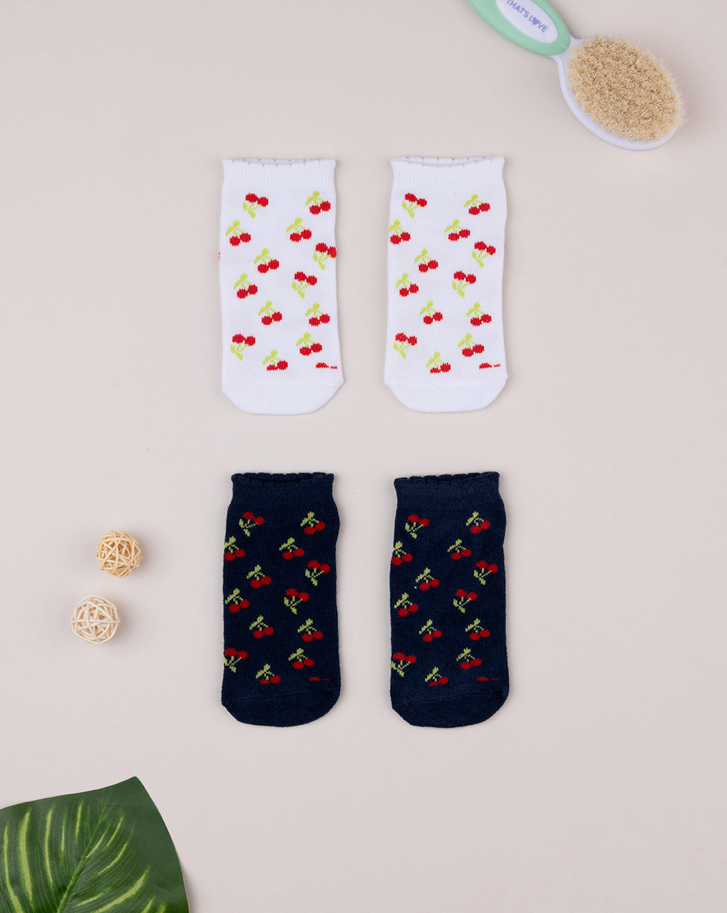 Lote 2 calcetines cortos niña frutta - Prénatal