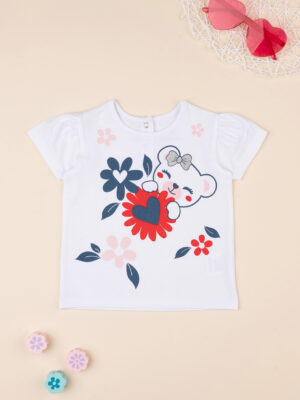 Camiseta de manga corta de niña con estampado - Prénatal