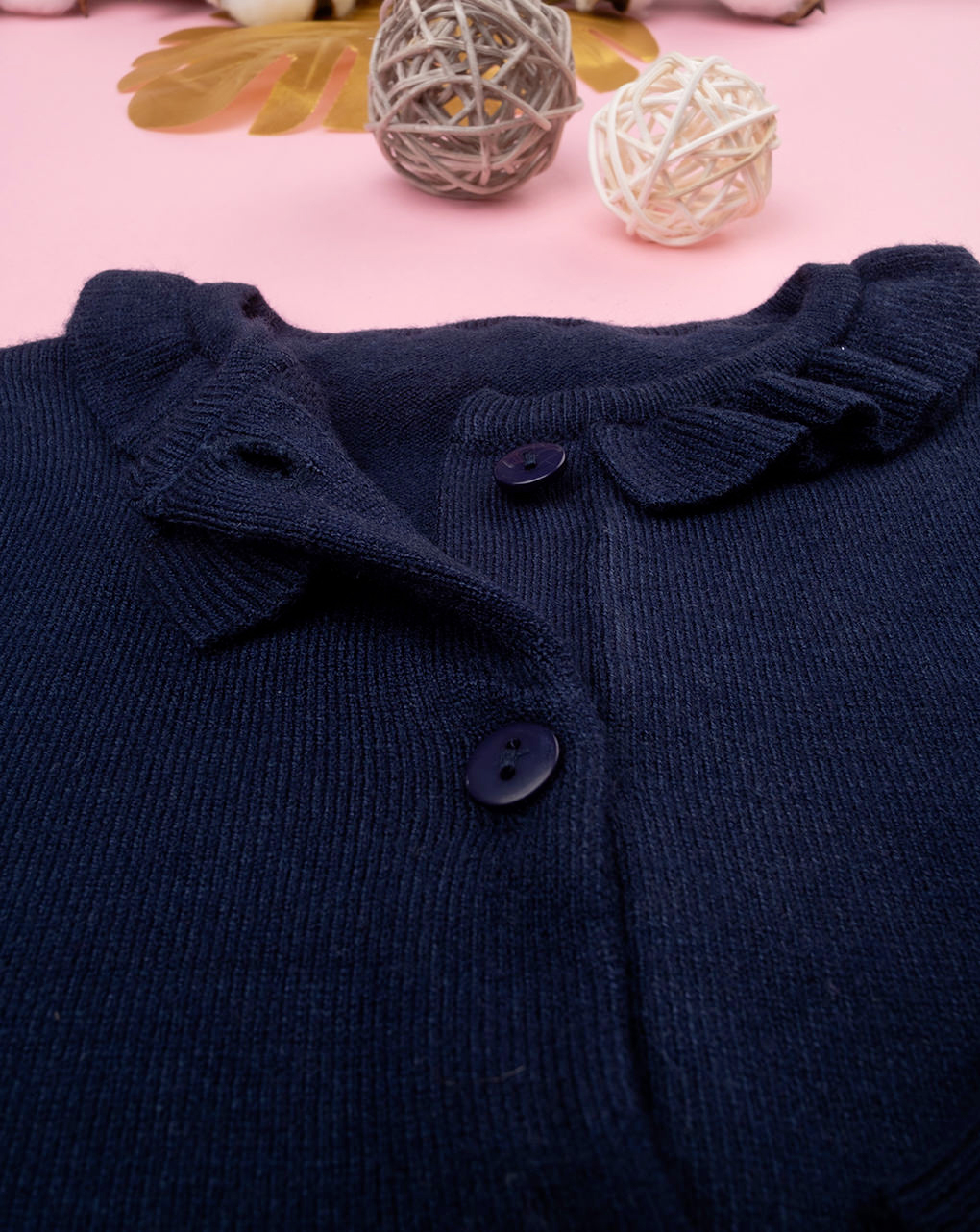 Cardigan tricot niña azul - Prénatal