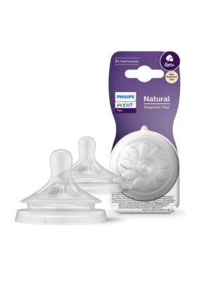 Pack 2 tetinas natural response nivel 6 líquidos densos (+6m) - philips avent - Philips Avent