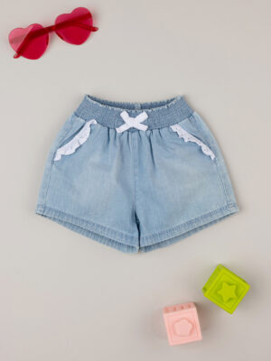 Pantalones cortos chambray niña - Prénatal