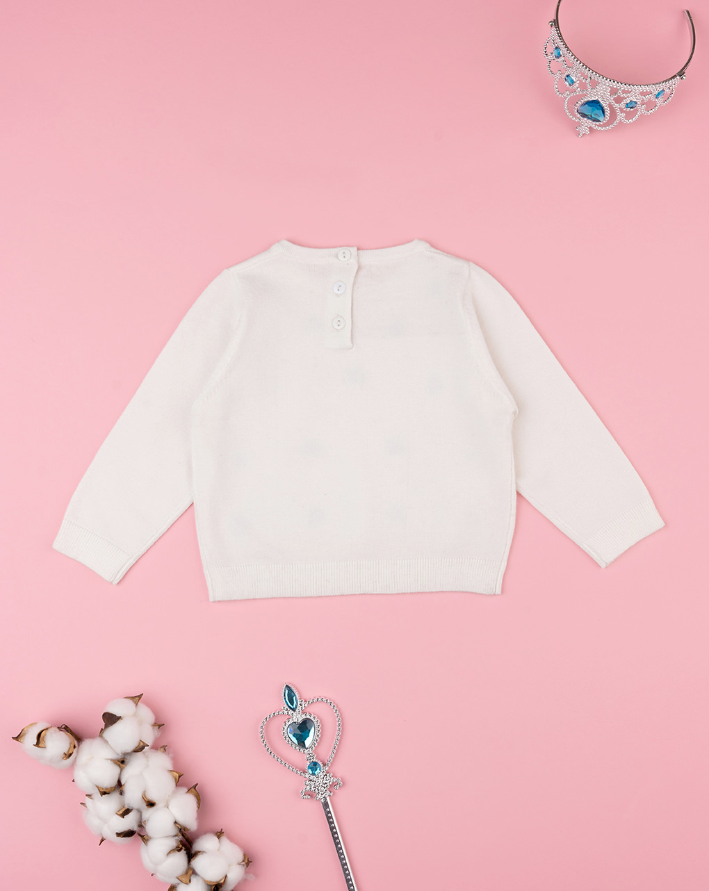 Jersey tricot crema niña - Prénatal