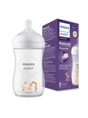 Philips Avent Biberón Natural Response: Biberón para bebés recién