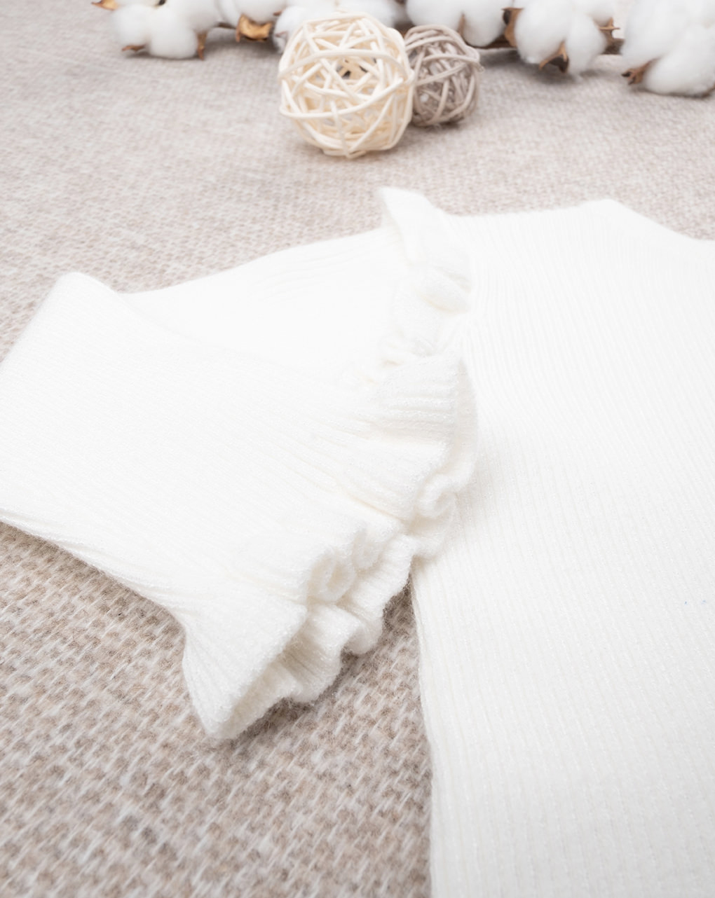 Pelele de tricot para niña - Prénatal