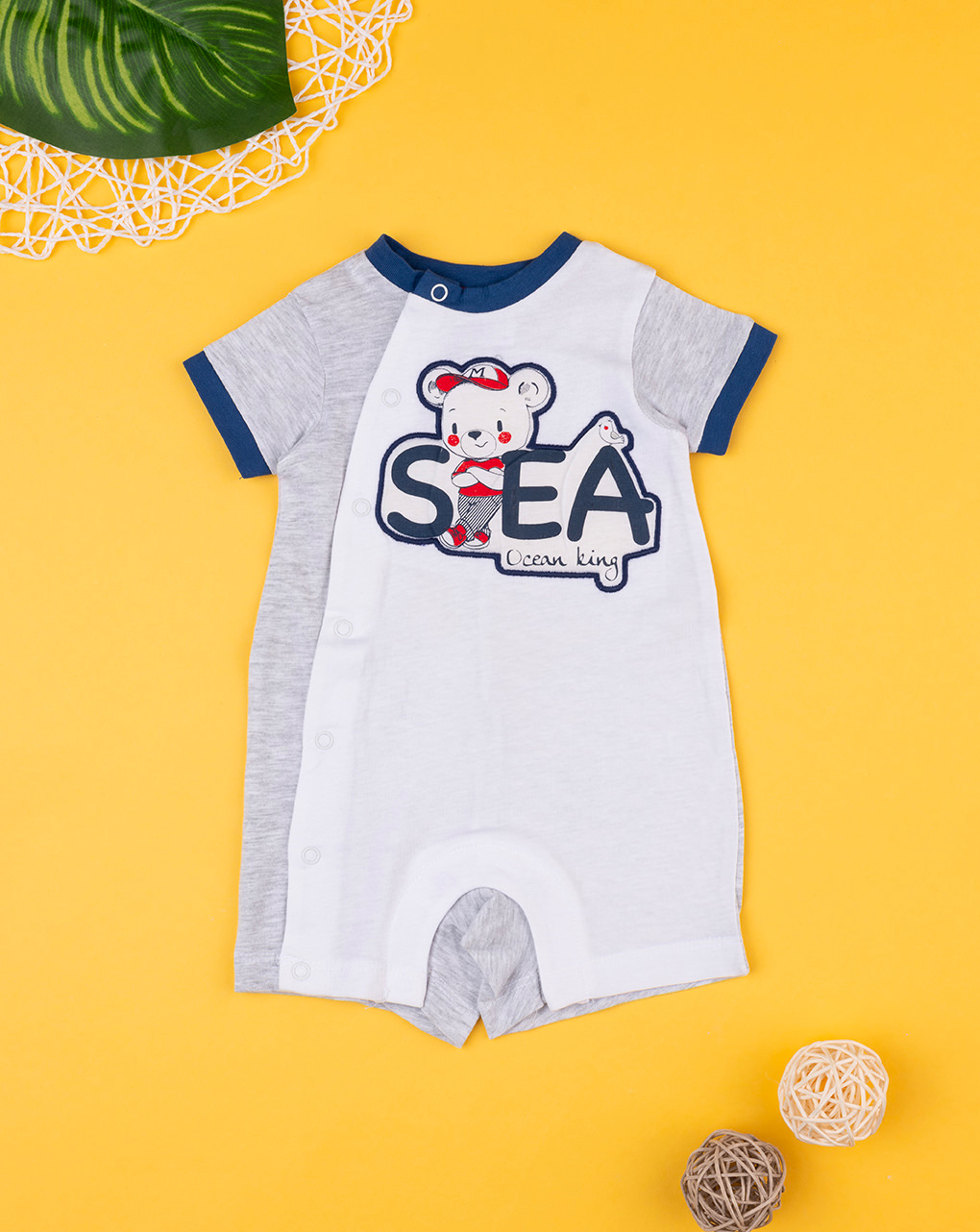 Pelele con oso marinero - Prénatal